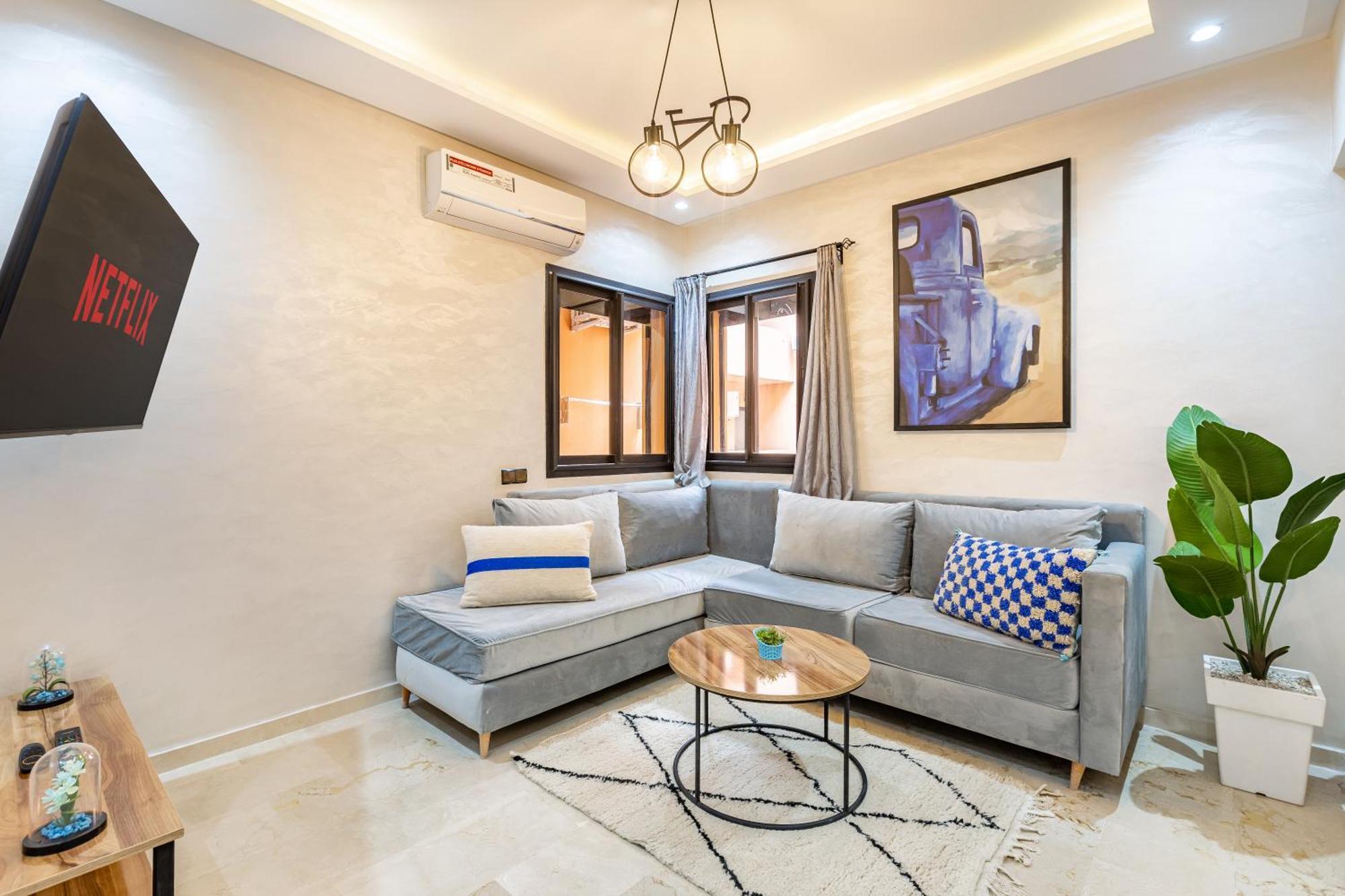 Magnificent Apartment In Gueliz - 100% Equipped Marakeş Dış mekan fotoğraf